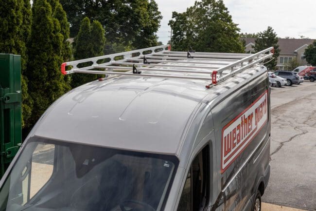 commercial van ladder racks